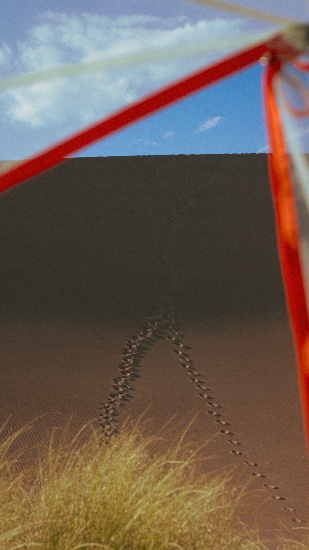 Great Sand Dunes National Park through tent